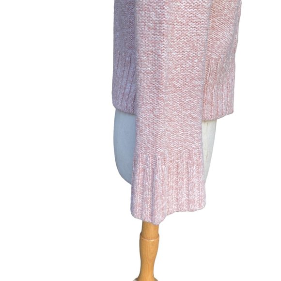 Vintage Sleeping on Snow Wool Cable Knit Sweater Y2K Soft Girl Flare Sleeve -M - Picture 8 of 16